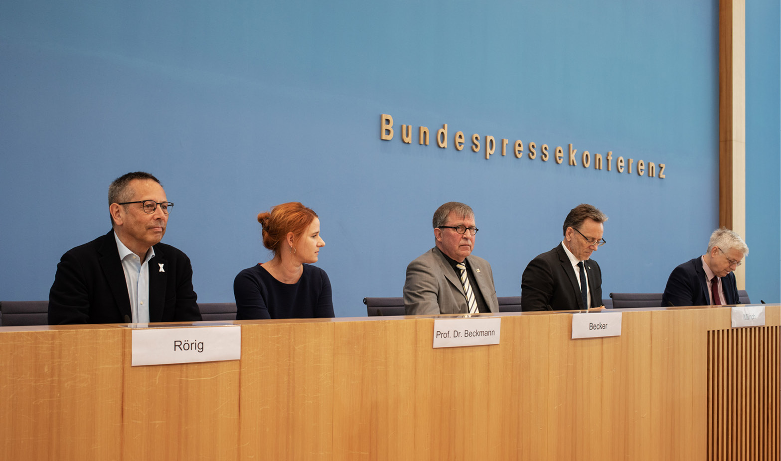 Rörig, Professorin Kathinka Beckmann, Rainer Becker, Holger Münch