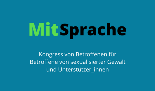 MitSprache Betroffenenkongress Logo