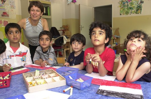 Gruppenfoto von Kindern